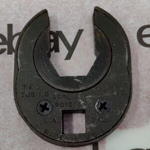 TAC Tubing Appliance 9013 13/16” Drive Ratcheting Crowsfoot 3/8” Drive **READ**